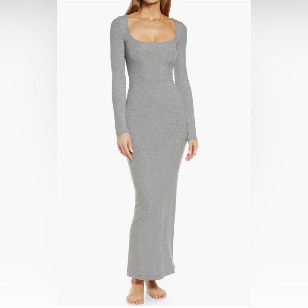 SKIMS Soft Lounge Long Sleeve Dress